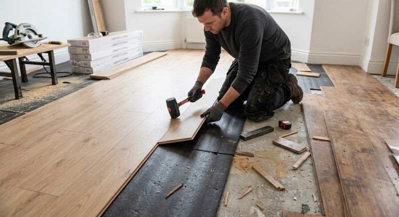Laminate Floor Installation in Bath, ME