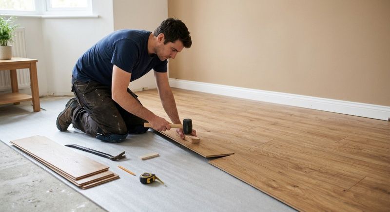 Laminate Floor Installation in Sebago, ME