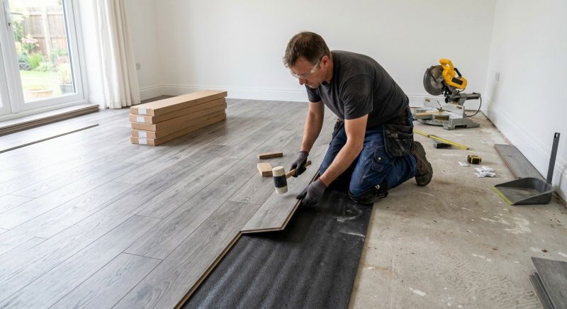 Laminate Floor Installation in Windham, ME