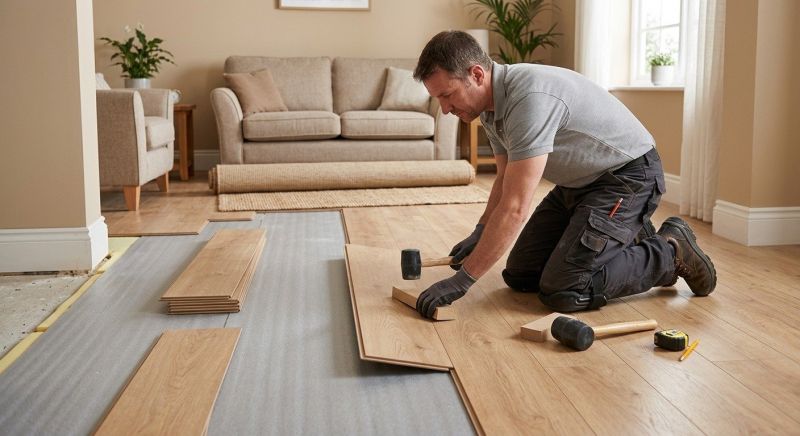 Laminate Floor Installation in Windham, ME