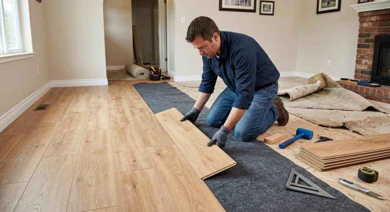 Laminate Floor Remodeling in Yarmouth, ME