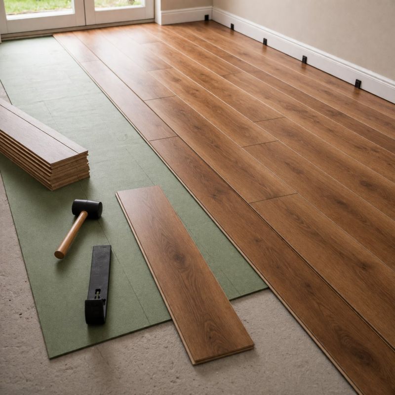 Laminate Floor Replacement in Casco, ME