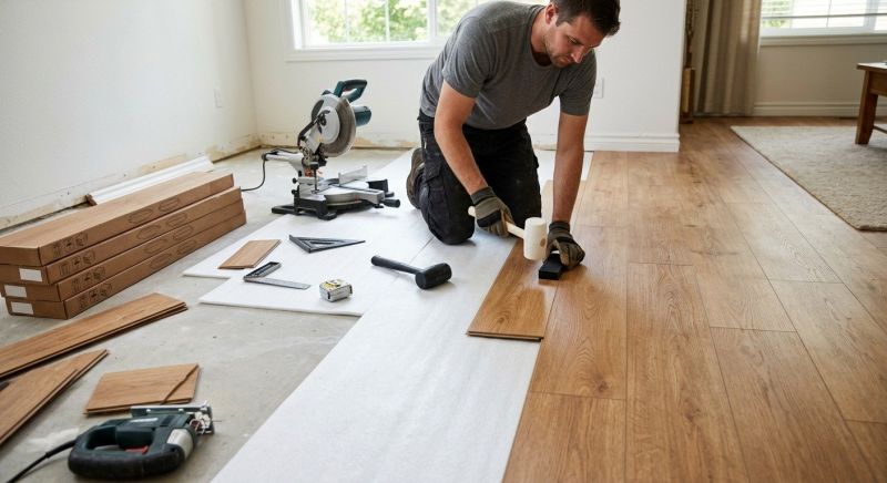 Laminate Floor Replacement in Old Orchard Beach, ME
