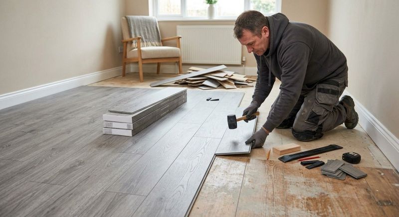 Laminate Floor Replacement in Topsham, ME