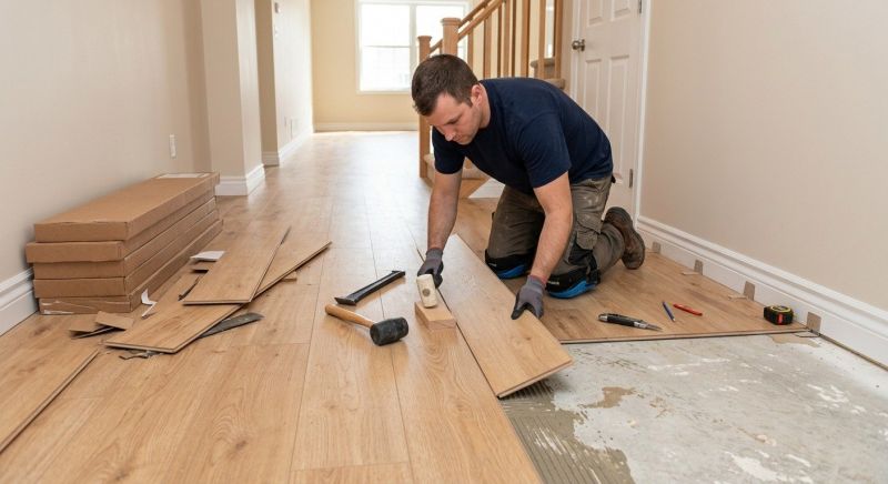 Laminate Floor Replacement in Woolwich, ME