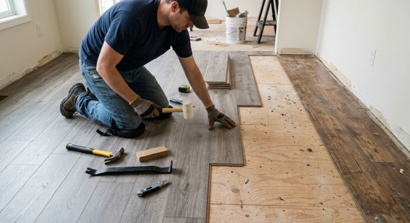 Laminate Tile Installation in Yarmouth, ME