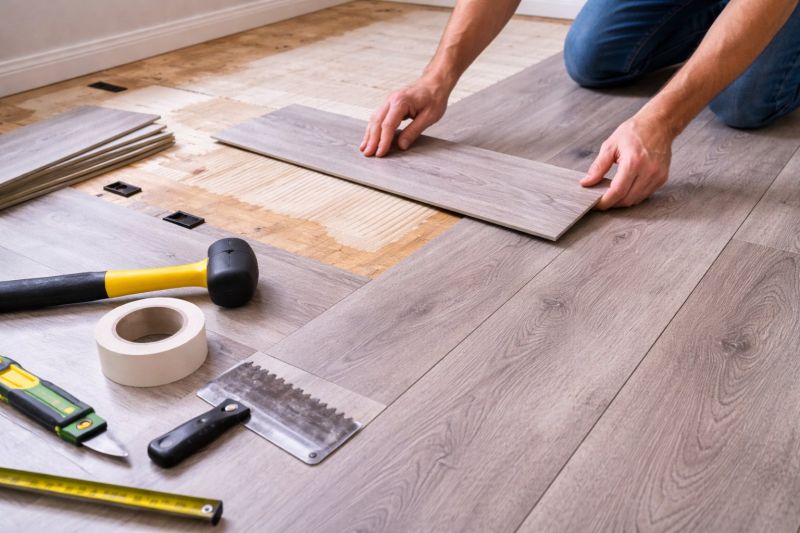 Linoleum Floor Installation in Casco, ME