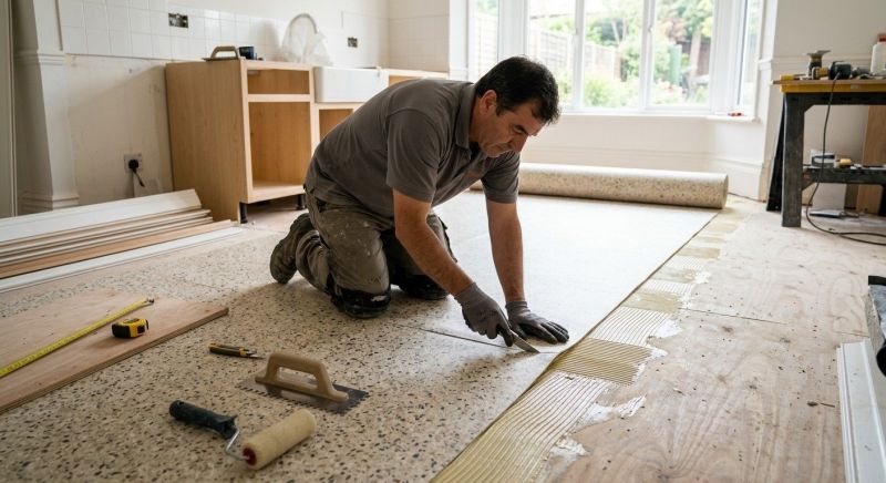 Linoleum Floor Installation in Cumberland County, ME