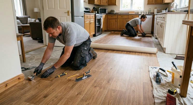 Linoleum Floor Installation in Yarmouth, ME
