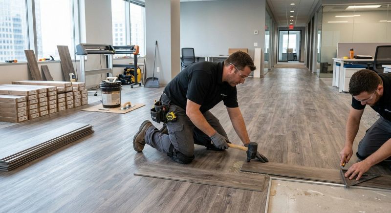 Linoleum Floor Installation in South Portland, ME