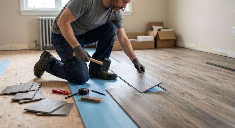 Linoleum Floor Installation in Windham, ME
