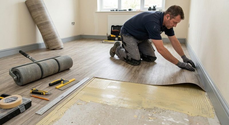 Sheet Flooring Installation in Bowdoin, ME