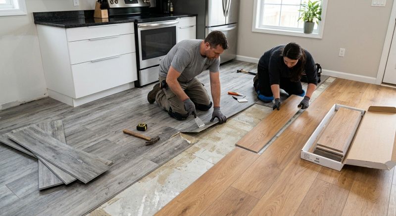 Vinyl Floor Replacement in Yarmouth, ME
