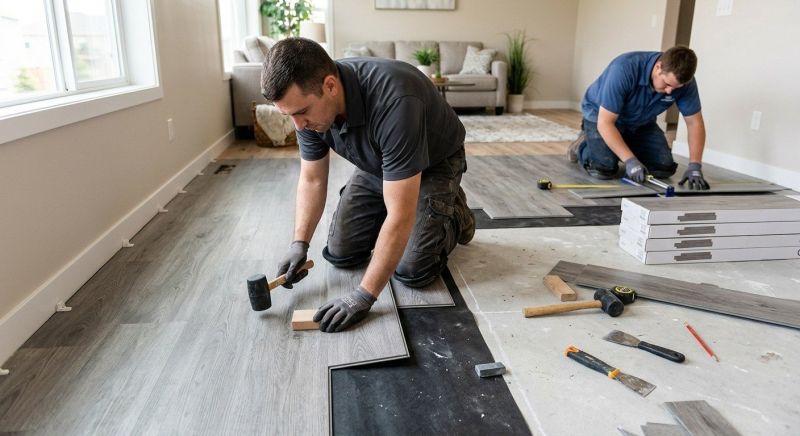 Vinyl Flooring Installation in Buxton, ME