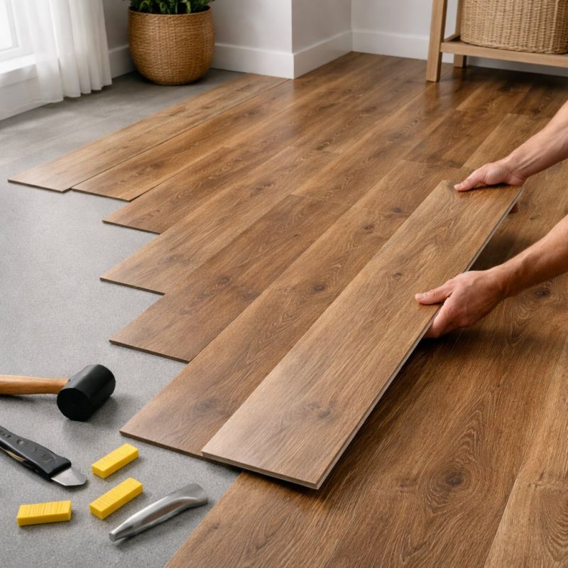 Vinyl Plank Floor Installation in Yarmouth, ME