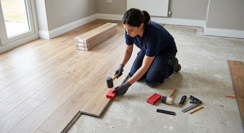 Vinyl Plank Floor Installation in Yarmouth, ME